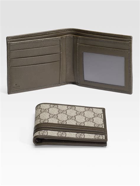 id holder wallet gucci|Gucci wallet with id window.